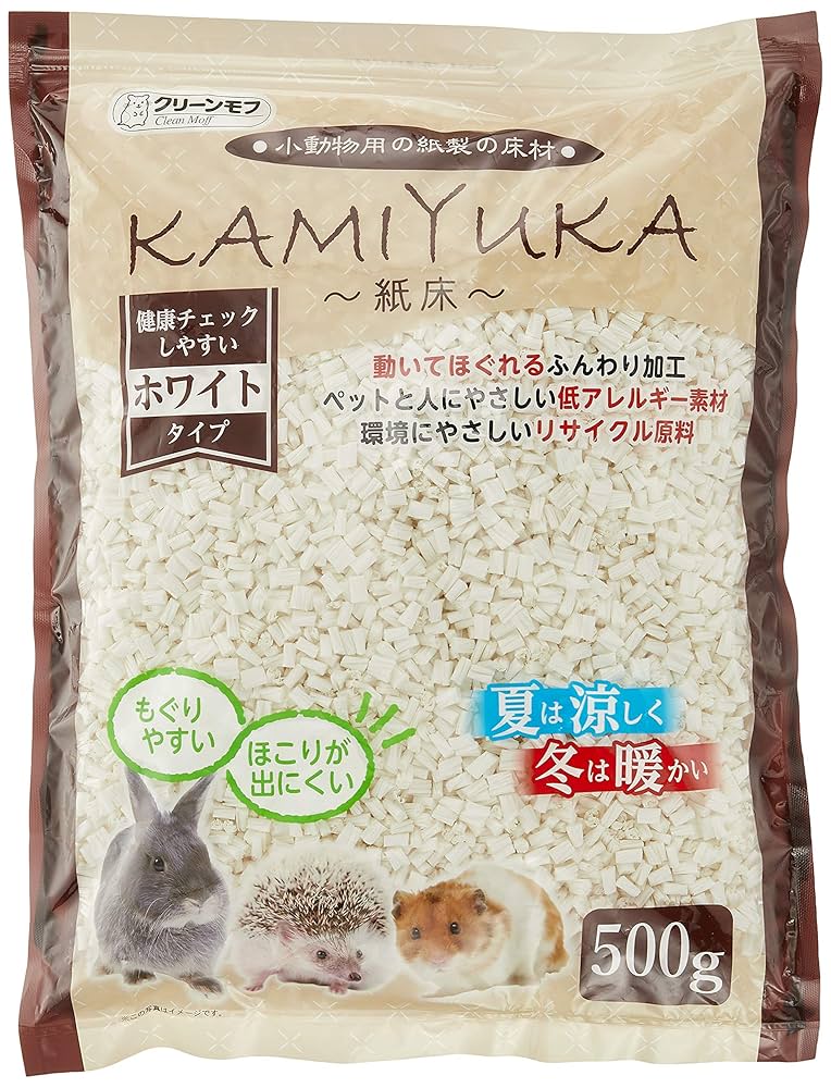KAMIYUKA 500g 14バック シーズイシハラ クリーンモフ 小動物用床材 KAMIYUKA